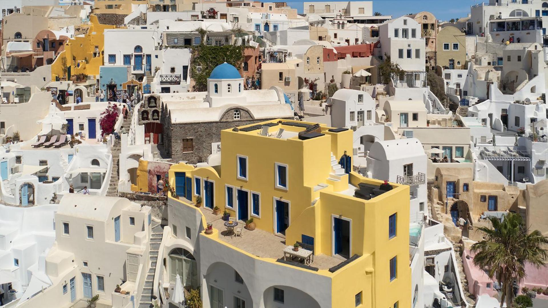 Ilivatos - Elegant Villa On The Caldera'S Edge Oia  Exterior photo